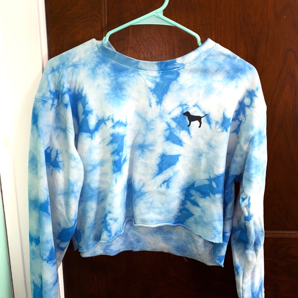 PINK long sleeve crop top